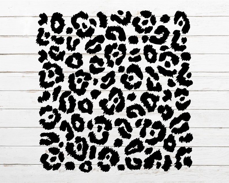 Download Fuzzy Leopard print SVG Cheetah SVG Leopard svg for | Etsy
