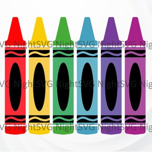 Download Crayon Split Monogram Svg Crayon Svg Teacher Svg Crayons Etsy
