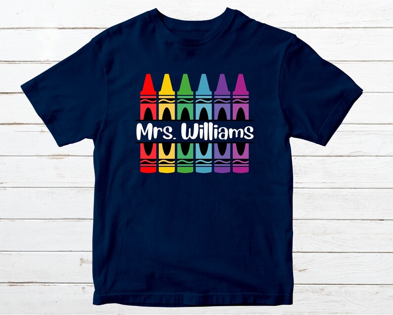 Download Crayon Split Monogram SVG Crayon SVG Teacher SVG Crayons | Etsy