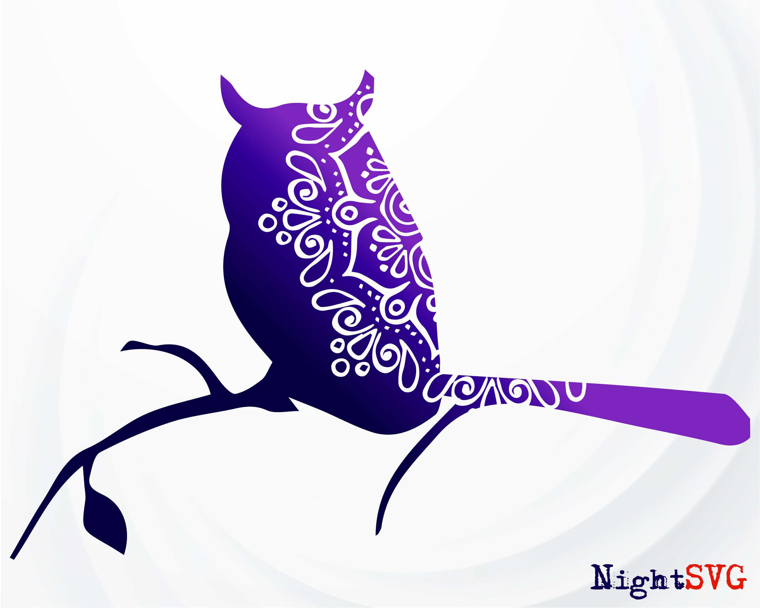 Download Owl Mandala Svg Owl For Cricut Bird Svg Owl Silhouette Owl Etsy