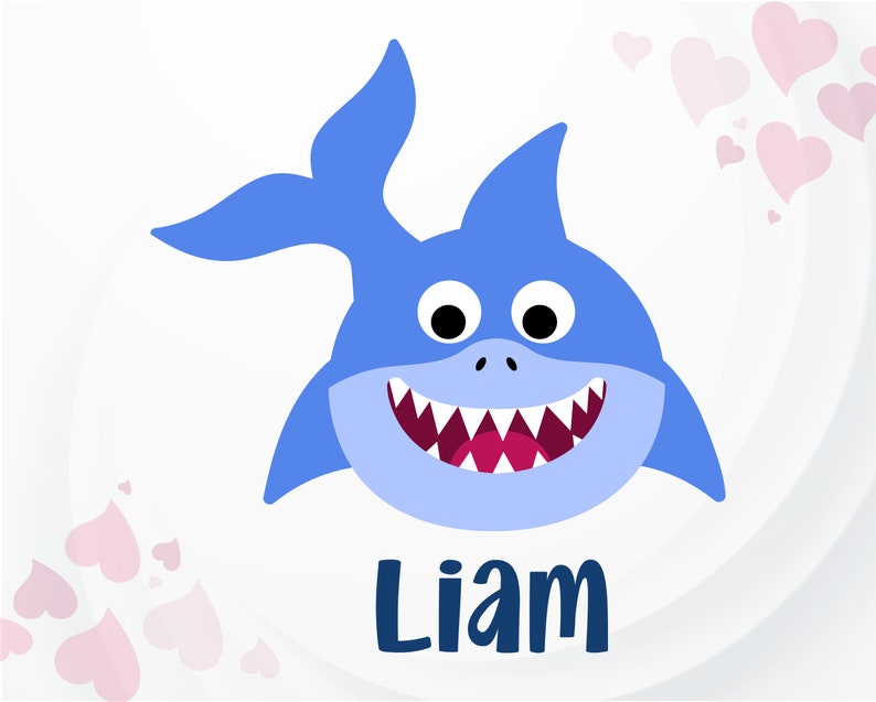 Download Baby Boy Shark svg Cute Baby Shark PNG for Sublimation ...