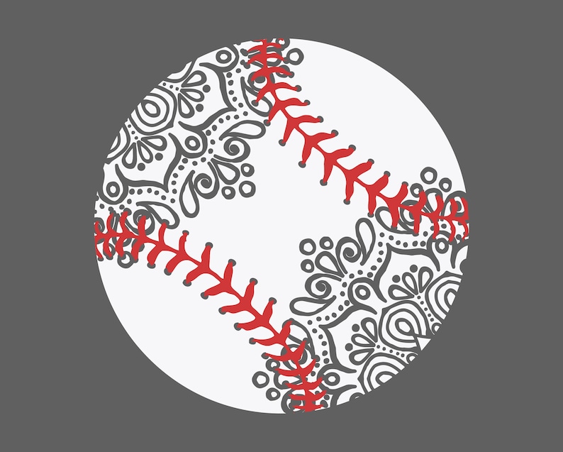 Baseball SVG Baseball mom SVG Mandala svg Sport svg | Etsy