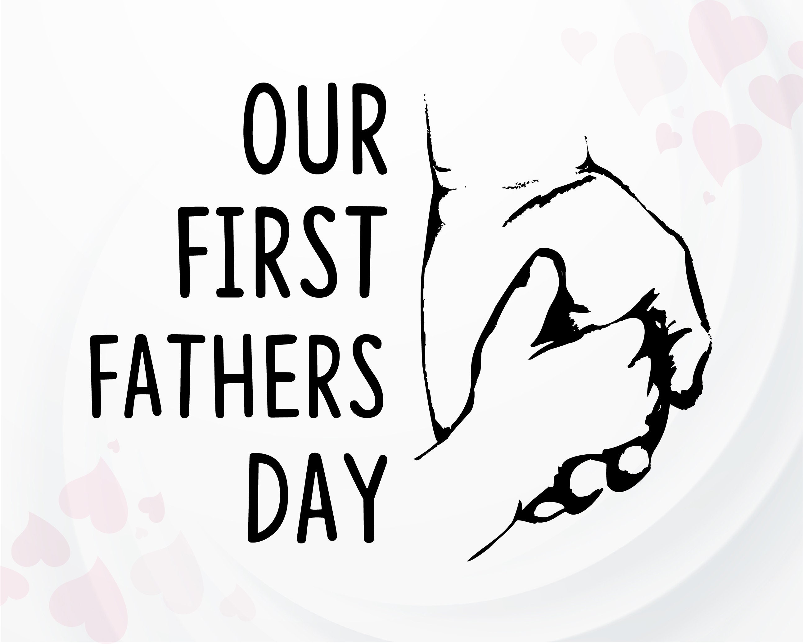 Our First Fathers Day SVG Dad Svg New Dad SVG Papa Svg for - Etsy Canada