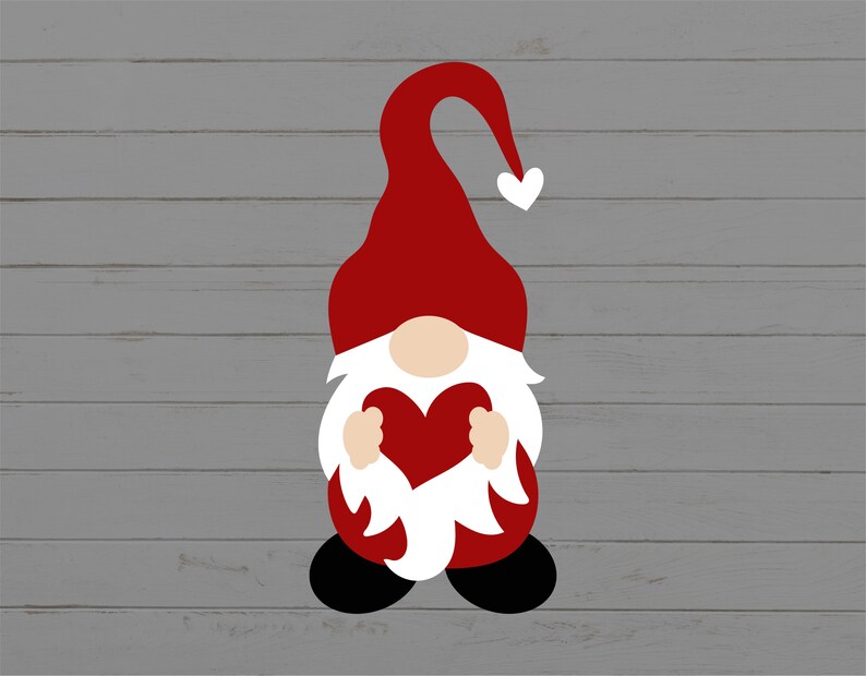 Download Gnome SVG Valentine SVG Valentine Gnome SVG para Cricut | Etsy