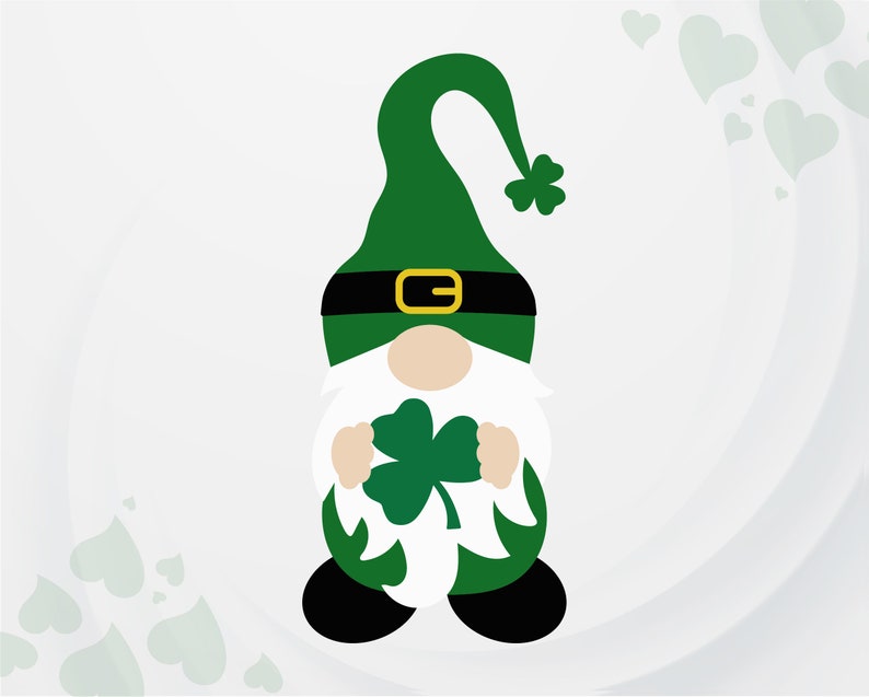 Gnome SVG St Patricks Day SVG Lucky Gnome Svg for Cricut - Etsy