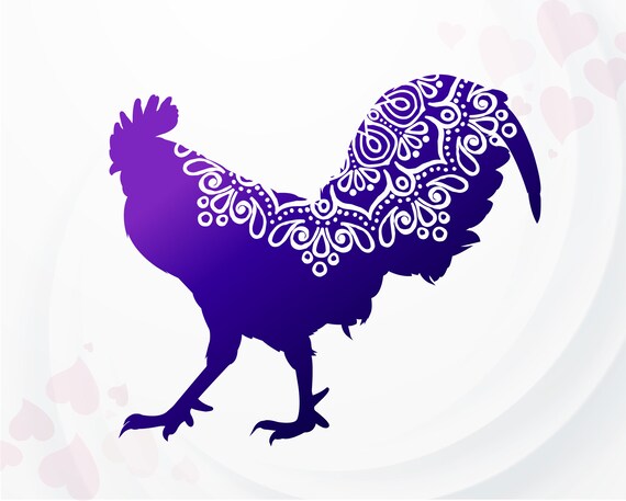Download Rooster Mandala Svg Free Printable - Layered SVG Cut File
