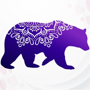 Download Panda Mandala Svg Panda For Cricut Panda Mama Bear Svg Etsy