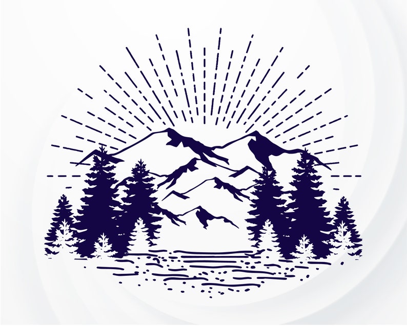 Download Mountain SVG Nature SVG vector file for Cricut Mountain | Etsy