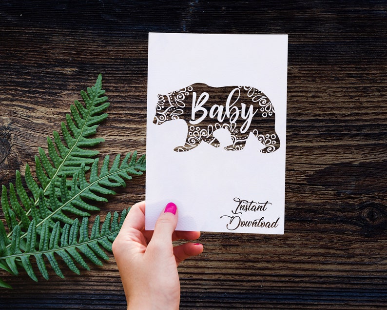 Download Bear Family SVG Bear Mandala svg Family bear bundle SVG | Etsy