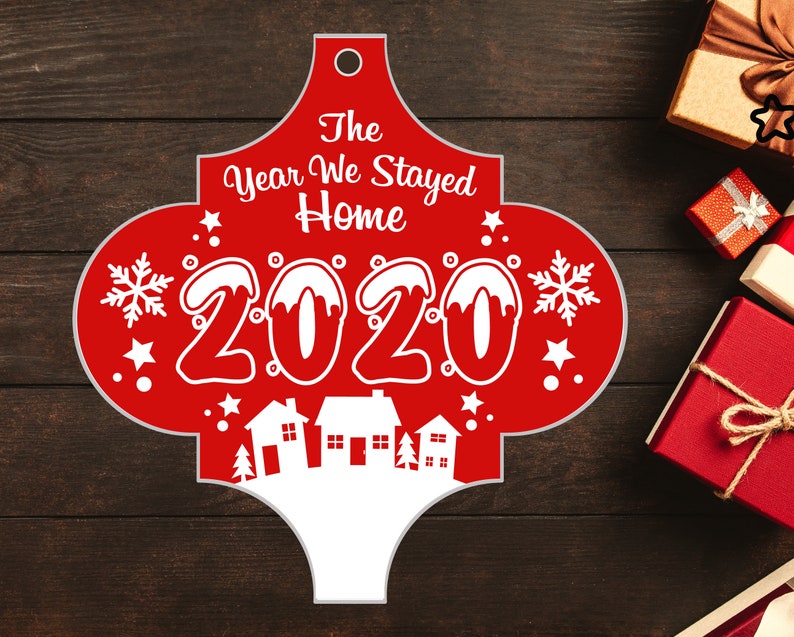 Download Tile Ornament SVG The Year We Stayed Home SVG Christmas ...