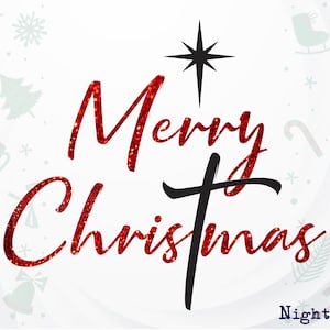 Merry Christmas SVG, Christian svg, Holiday sign SVG, Christmas quote svg file, Christmas decor svg, Christian christmas SVG