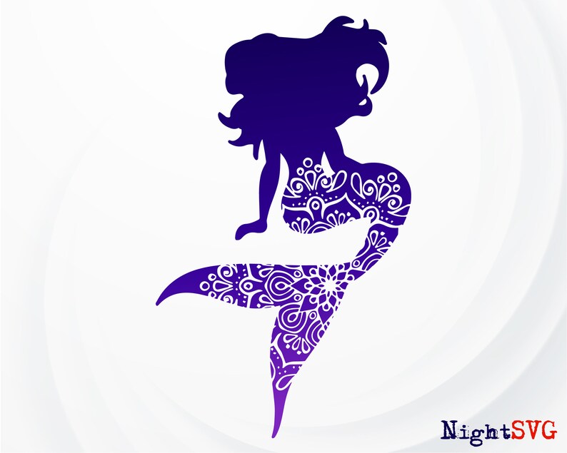 Free Free 174 Mermaid Zentangle Svg SVG PNG EPS DXF File