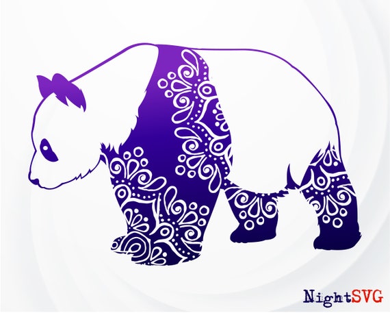 Download Panda Mandala Svg Panda For Cricut Panda Mama Bear Svg Etsy