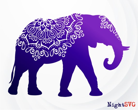 Download Elephant Mandala Svg Elephant For Cricut African Animals Etsy