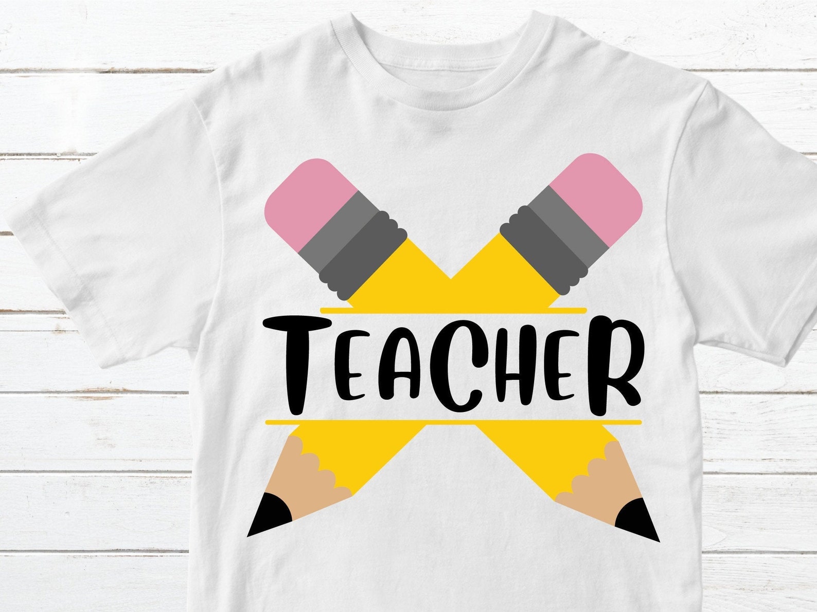 Download Teacher svg Pencil SVG Teacher monogram svg School svg | Etsy