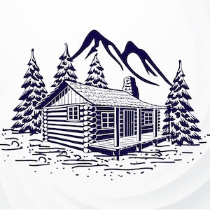 Mountain SVG, Mountain scene SVG, Trees and Mountain svg, Lake house svg, Mountain Landscape SVG, Mountains Clipart, Nature landscape svg