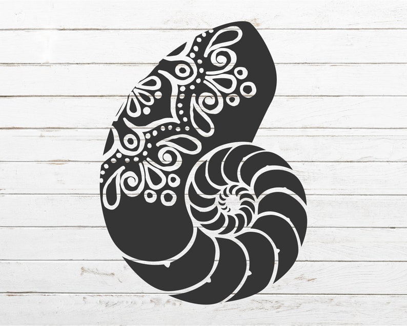 Download Shell Mandala SVG Ocean svg Sea Shell SVG Shell svg Shell | Etsy