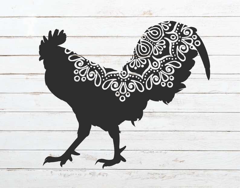 Download Rooster SVG Farmhouse SVG Rooster Mandala SVG Farm life | Etsy