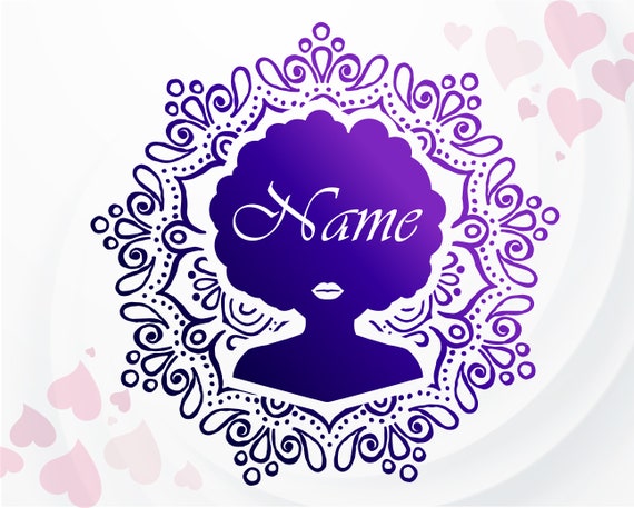 Download Black Woman Svg Afro Woman Mandala Svg Afro Girl Svg Etsy