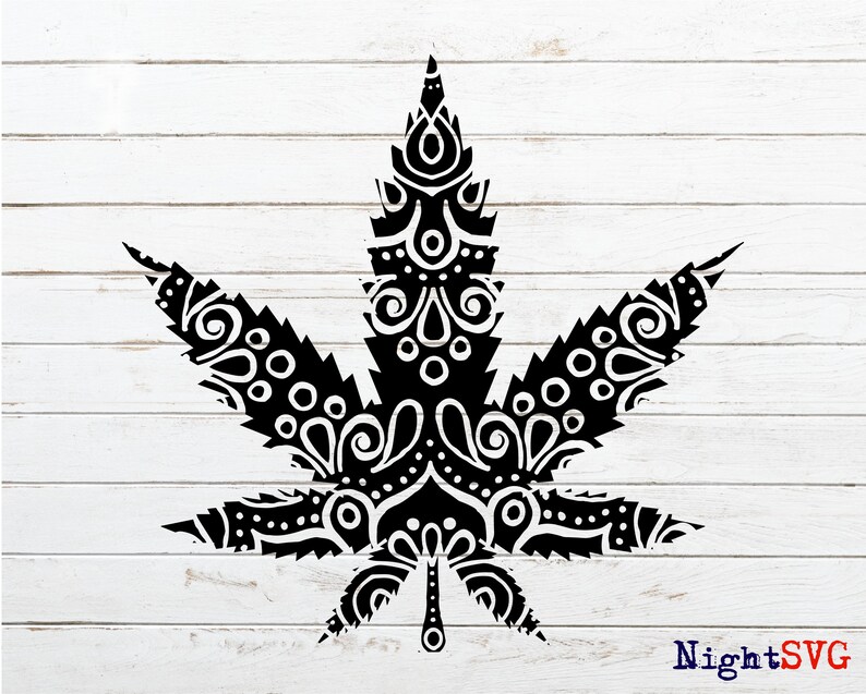 Download Cannabis Mandala SVG Marijuana SVG Plants SVG Marijuana | Etsy