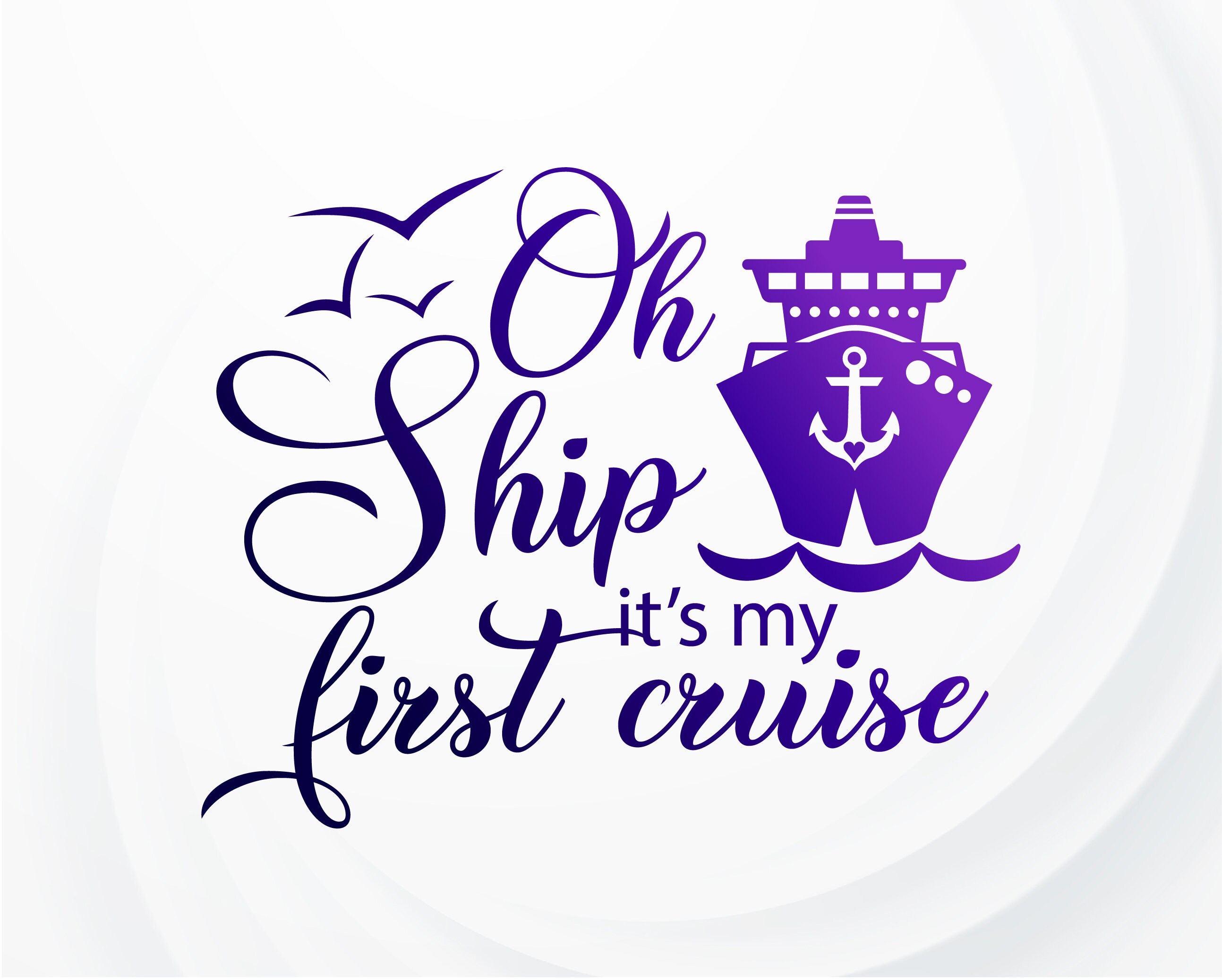 Oh Ship it's my First cruise svg Family Cruise SVG Kids Etsy