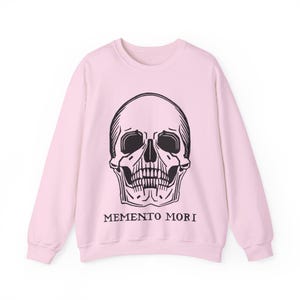 Memento Mori Skull Shirt Gothic Aesthetic Tee Hoodie Vintage Skull Graphic Unisex T-Shirt Dark Academia Goth Gift image 13
