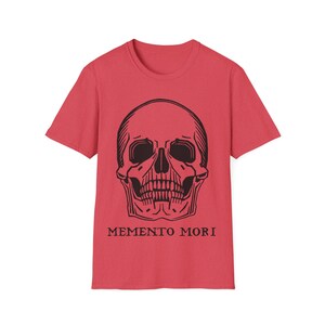 Memento Mori Skull Shirt Gothic Aesthetic Tee Hoodie Vintage Skull Graphic Unisex T-Shirt Dark Academia Goth Gift image 19