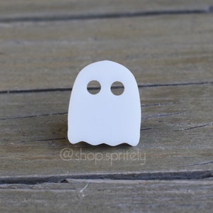 Small Ghost Acrylic Pin