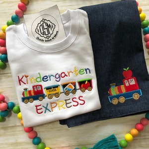First Day of School Top, Kindergarten Top,  Boy Kindergarten outfit, Back to school outfit