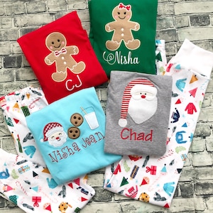 Kids Christmas pajamas, Siblings Cousins Family matching Christmas pajamas, Christmas Eve Pjs, Girls Boys Baby Toddler Christmas Pajamas