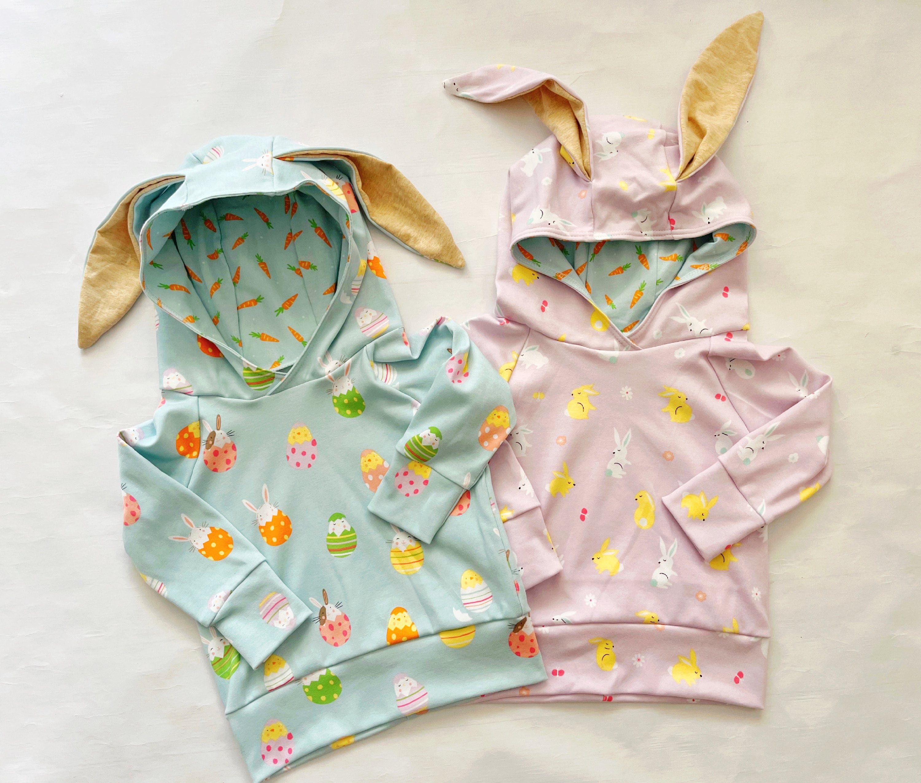 Girls Bunny Hoodie Etsy UK