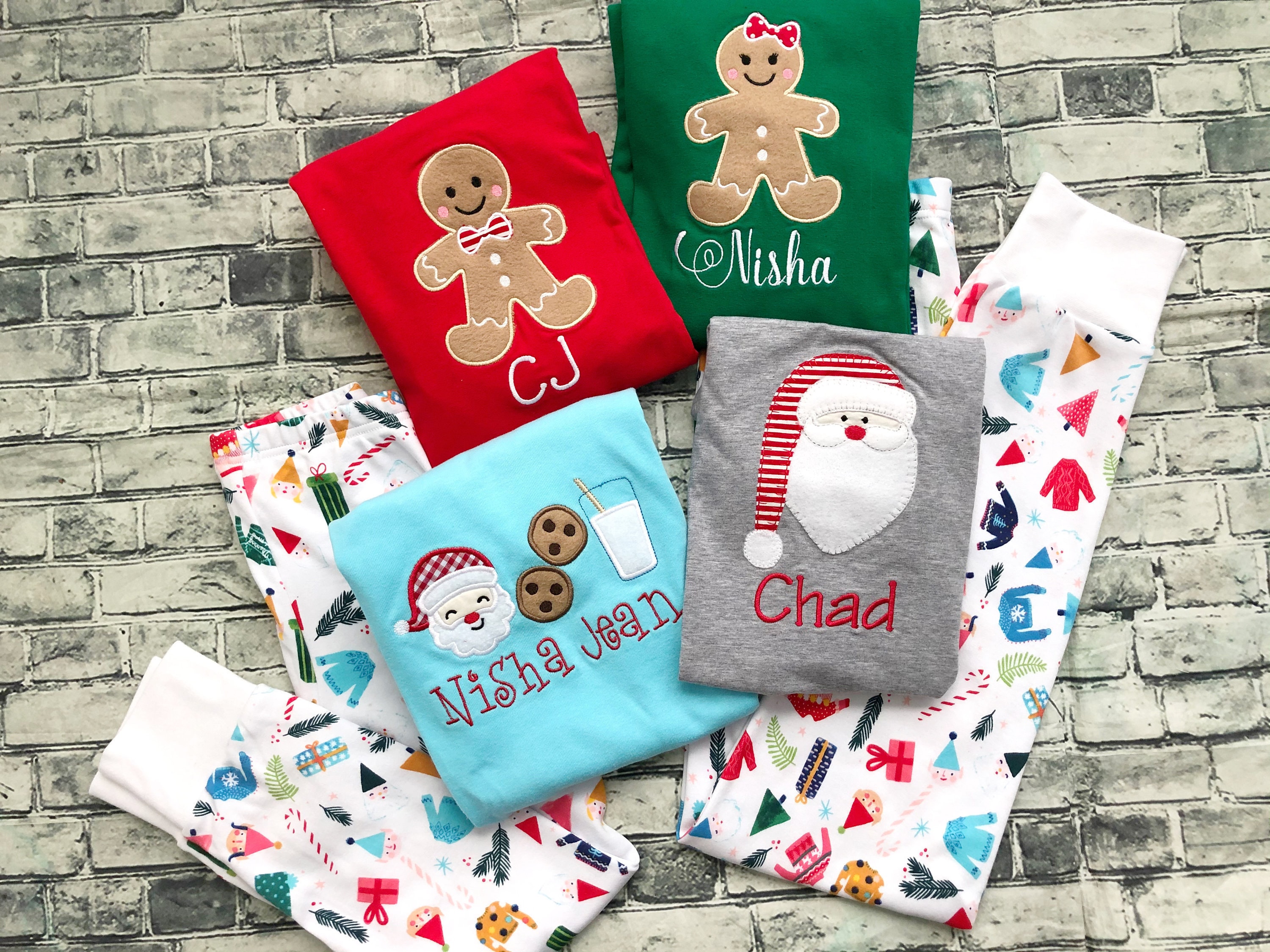 Kids Christmas Pajamas Siblings Cousins Family Matching | Etsy Australia