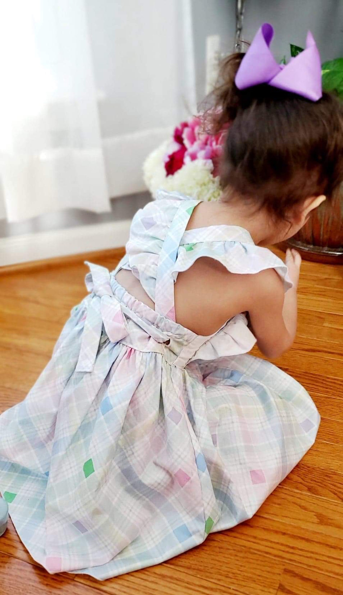 Girls Easter Dress, Baby Toddler Kid Easter Dress, Easter Flutter — free download