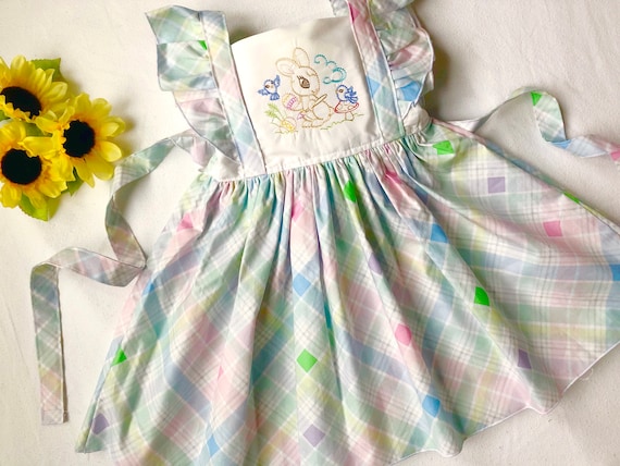 Easter pinafore cheap dress