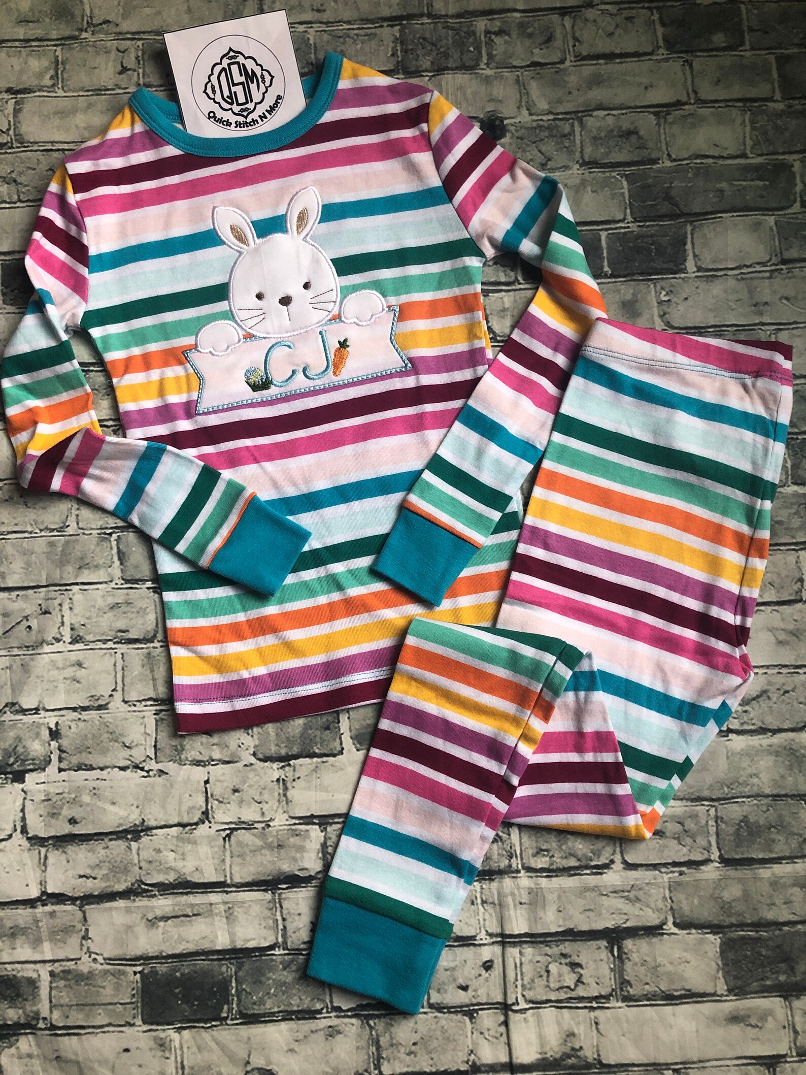 Personalized Easter Pajamas for Kid Toddler Baby. Matching Etsy