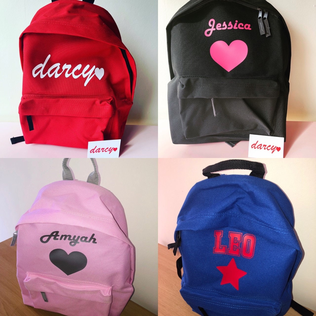 mens personalised backpack