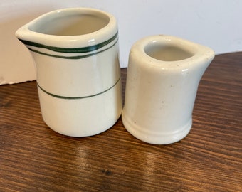 Vintage Restaurant Ironstone Creamers Coffee Bar Decor The Trenle Blake China Ravenswood West Virginia