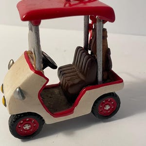 Golf Cart Christmas Ornament for the Golfer in Your Life