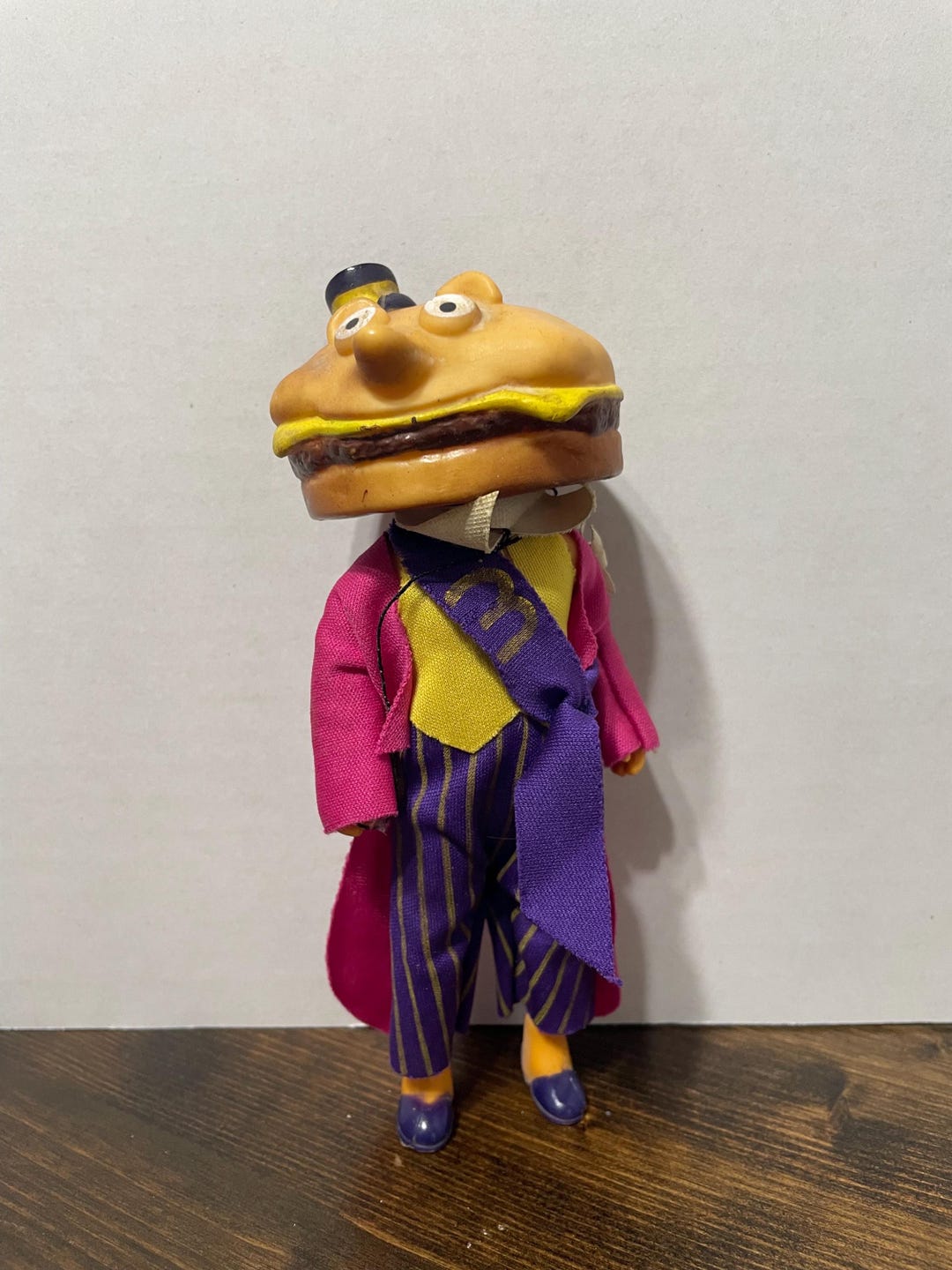 Vintage 1976 Remco Mcdonaldland MAYOR Mccheese Toggle Head Action