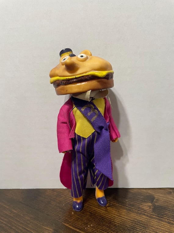 Vintage 1976 Remco Mcdonaldland MAYOR Mccheese Toggle Head Action