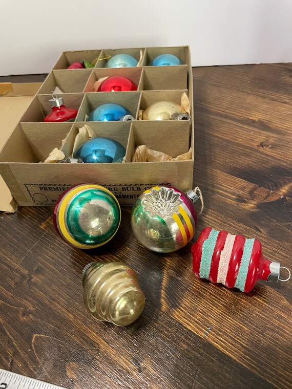 Vintage Mercury Christmas Tree Ornaments Assorted Christmas Etsy