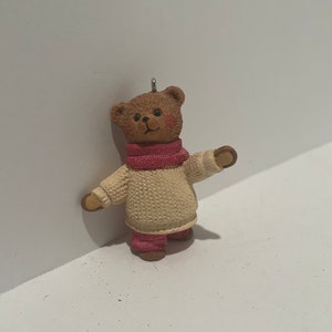 Hallmark 2002 Keepsake Ornament Calvin Carver Bear Snow Cub Club # 5