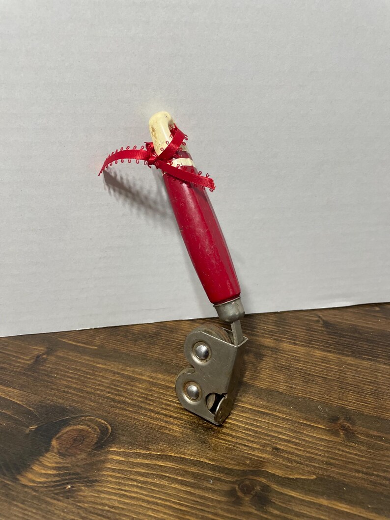 Vintage Red Handled Knife or Scissor Sharpener - Etsy