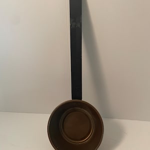 Vintage Large Copper Soup Ladle Serving Spoon Water Dipper Rustc Farmhouse Kitchen Decor