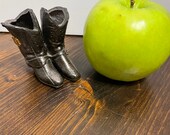 Vintage Cast iron Cowboy Boots
