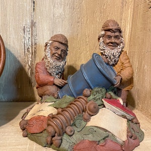 Vintage Thomas Clark Gnome, Alpha 1985, handsigniert vom Künstler Thomas Clark, im Ruhestand