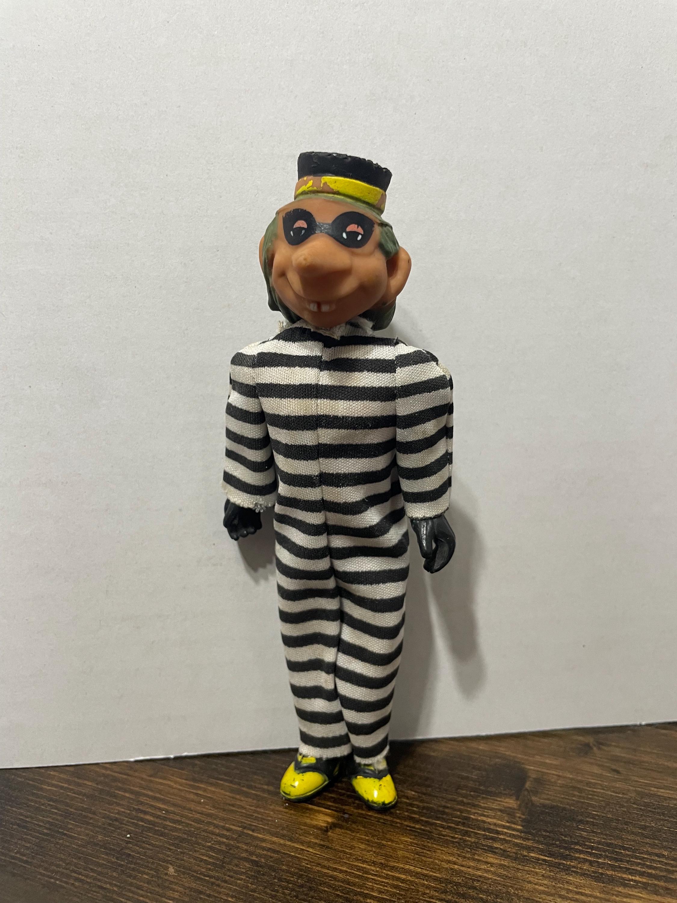 Vintage 1976 Mcdonald's Hamburglar Prison Character Toggle Head