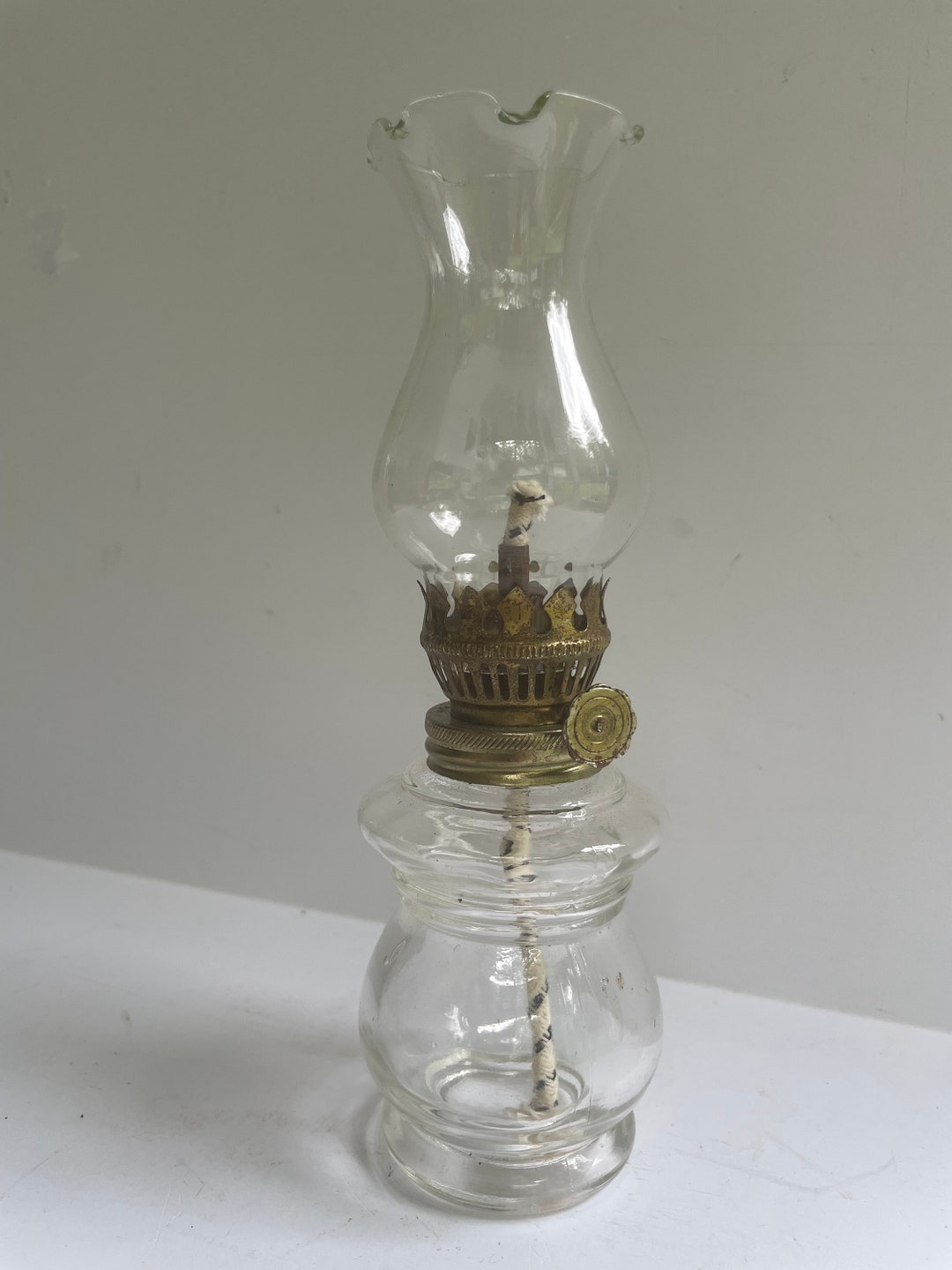 Vintage Mini Oil Lamp Farmhouse Lamp Primitive Oil Lamp Etsy