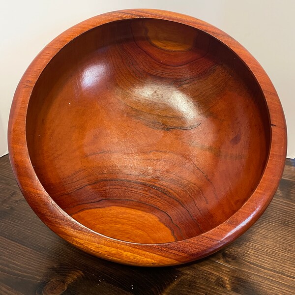 Large Wood Bowl Etsy