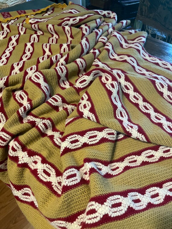 Vintage Throw Blanket Bohemian Decor Cotton Throw for Etsy